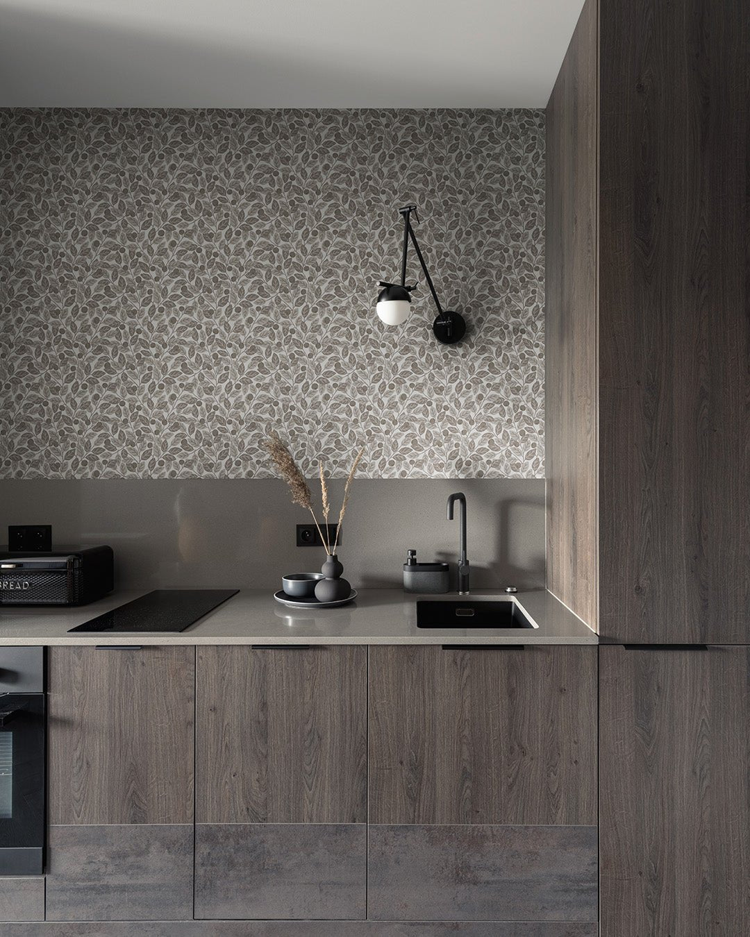 Blåbär Wallpaper - Beige - Midbec - 26026 - Premier Wallcovering