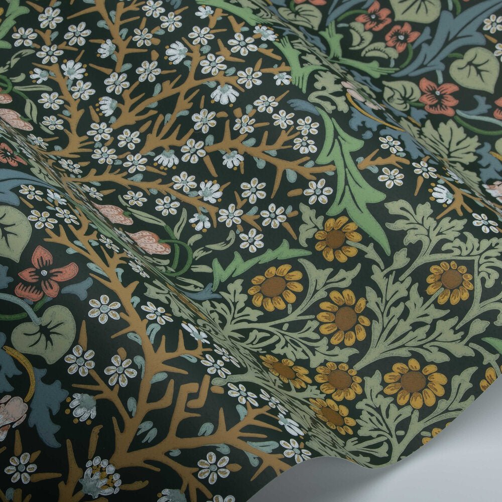 Blackthorn Wallpaper - Forest - 217379 - Morris Wallpaper WD - Premier Wallcovering