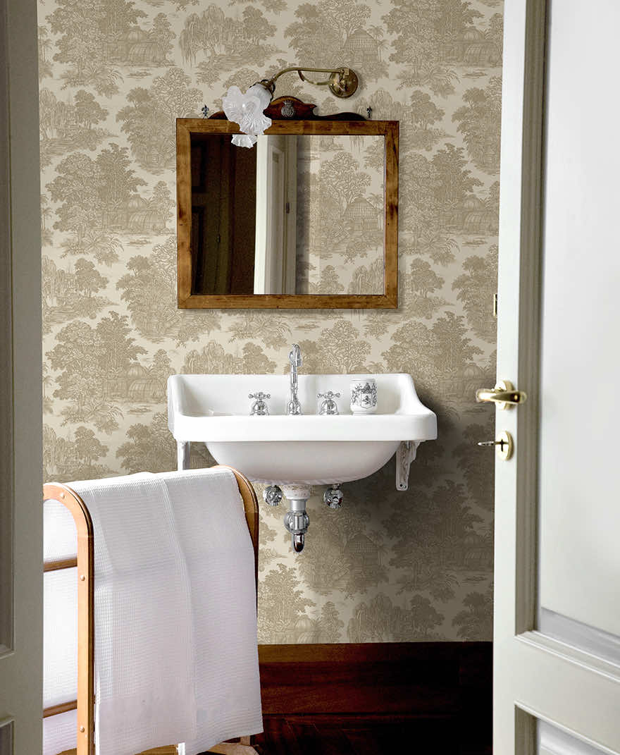 Blenheim Wallpaper - Cream - Holden Décor - 91973 - Premier Wallcovering