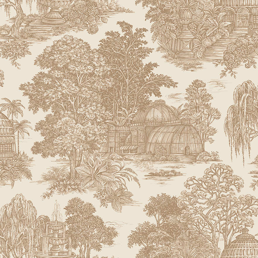 Blenheim Wallpaper - Rust - Holden Décor - 91972 - Premier Wallcovering
