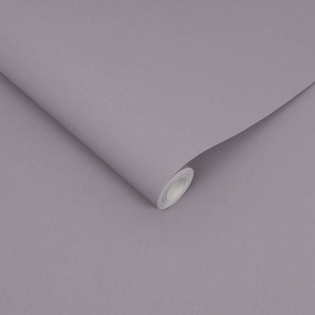 Blissful Plain Wallpaper - Heather - Graham & Brown - 107630 - Premier Wallcovering