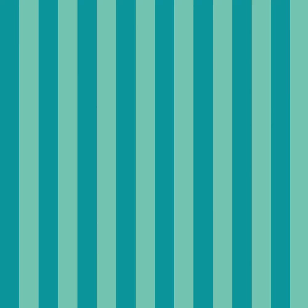 Bloc Stripe Wallpaper - Rich Teal - Ohpopsi - STR50117W - Premier Wallcovering