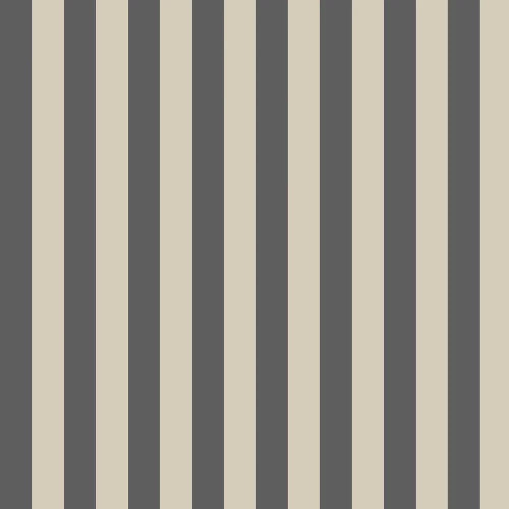 Bloc Stripe Wallpaper - Onyx - Ohpopsi - SIS50106W - Premier Wallcovering
