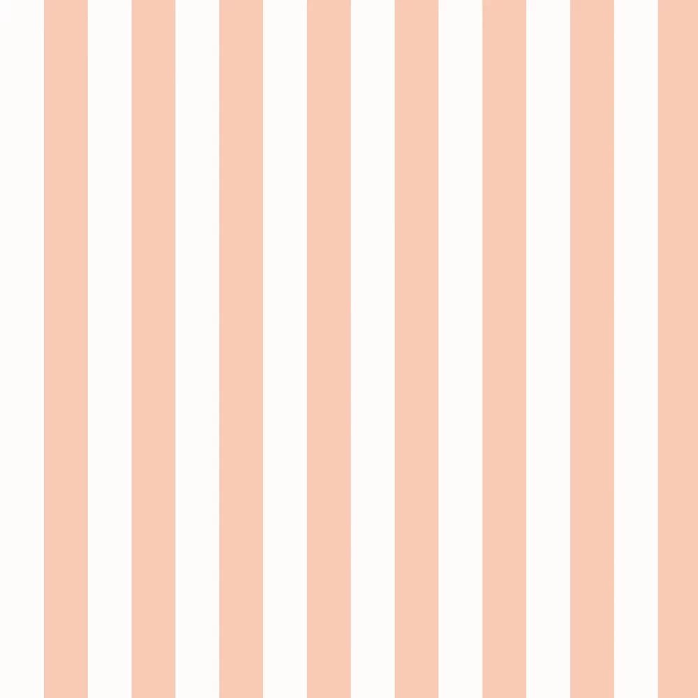 Bloc Stripe Wallpaper - Peach Puff - Ohpopsi - STR50114W - Premier Wallcovering