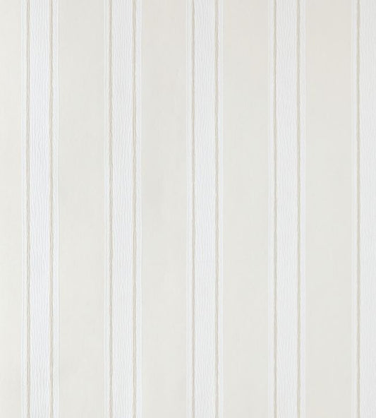 Block Print Stripe Wallpaper - White - 701 - Farrow & Ball - Premier Wallcovering