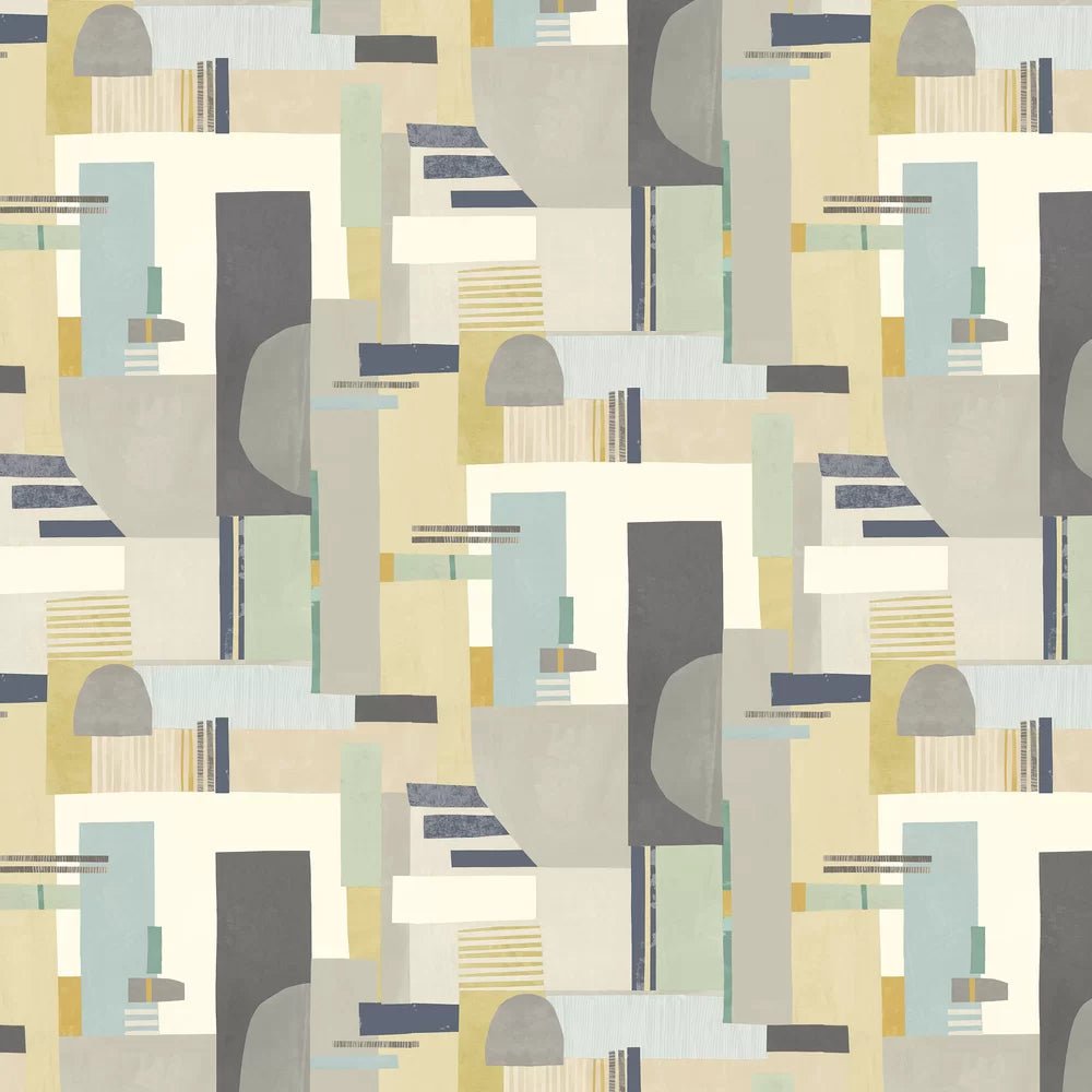 Blocs Wallpaper - Platinum - Ohpopsi - CEP50133W - Premier Wallcovering