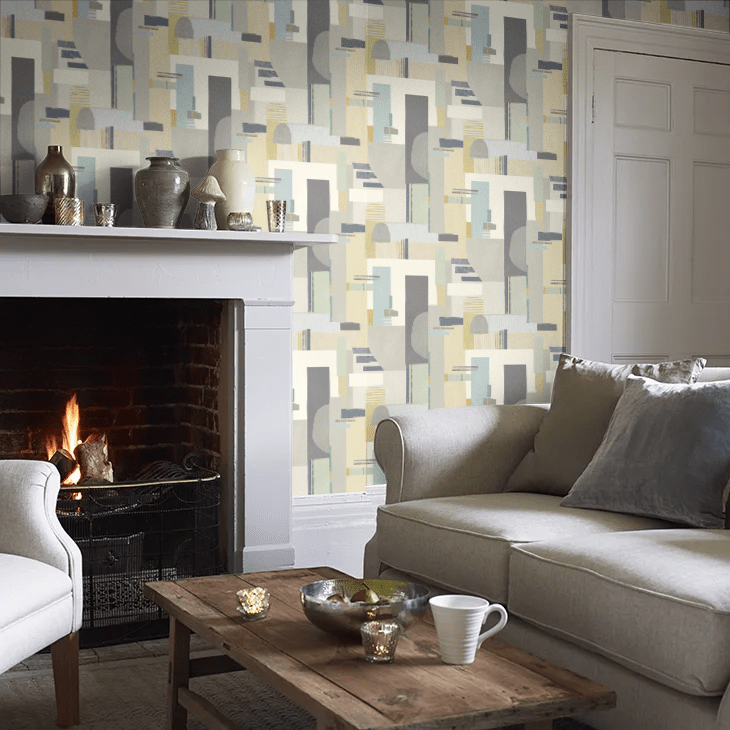 Blocs Wallpaper - Platinum - Ohpopsi - CEP50133W - Premier Wallcovering