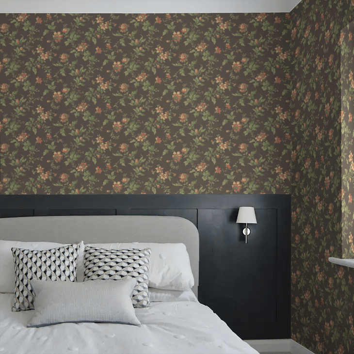 Blomslinga Wallpaper - Pink - Boråstapeter - 4517 - Premier Wallcovering