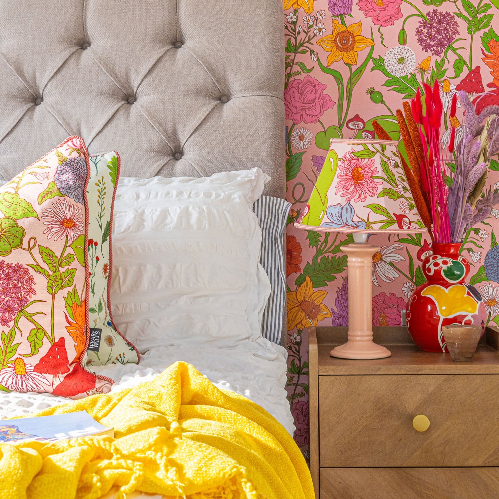 Bloom Wallpaper - Flamingo-Pink - Wear The Walls - BLFP894152 - Premier Wallcovering