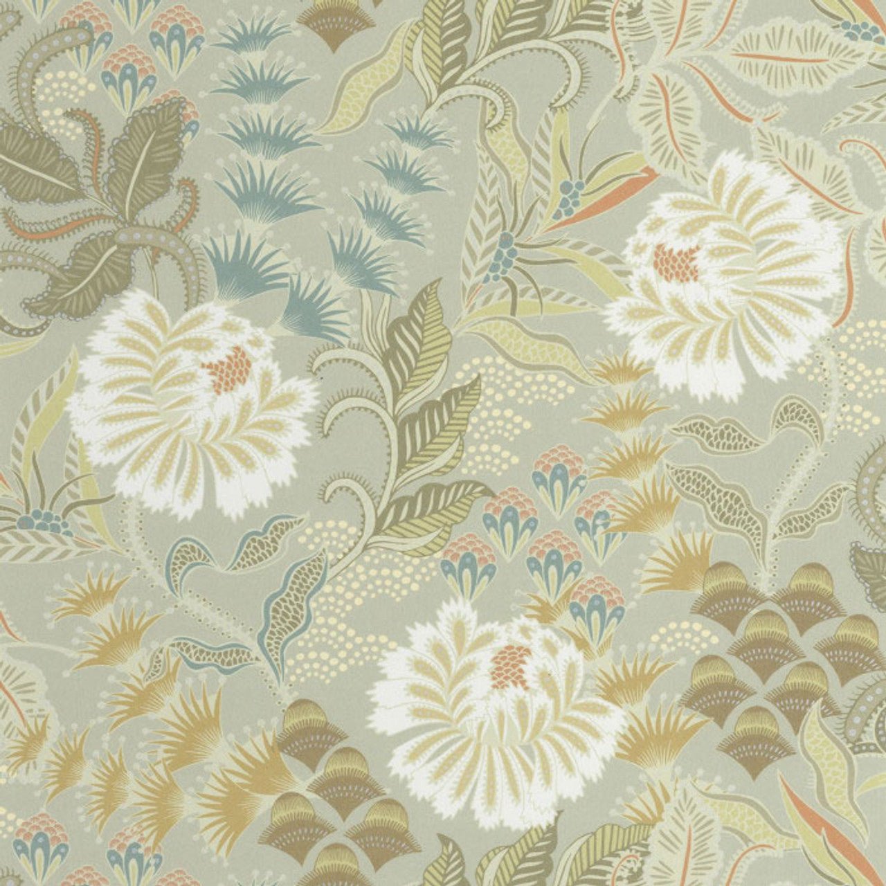 Bloomsbury Derby Wallpaper - Vert Amande - Casadeco - 89287530 - Premier Wallcovering
