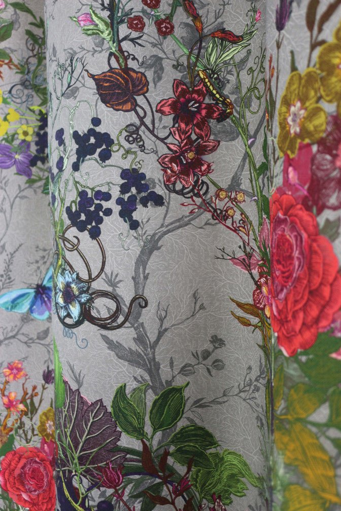 Bloomsbury Garden Fabric - Dreich - Timorous Beasties - DIGI/BLM/3062/03 - Premier Wallcovering
