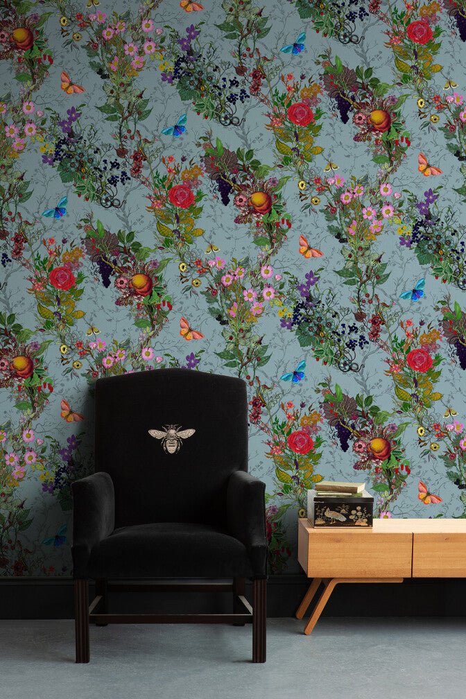 Bloomsbury Garden Wallpaper - Skye - Timorous Beasties - BTN/BLM/TXMT/11 - Premier Wallcovering