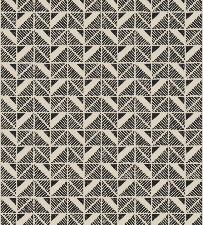 Bloomsbury Square Wallpaper - Black - AT23120 - Anna French - Premier Wallcovering