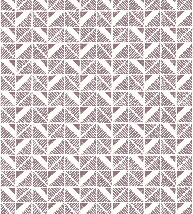 Bloomsbury Square Wallpaper - Plum - AT23116 - Anna French - Premier Wallcovering