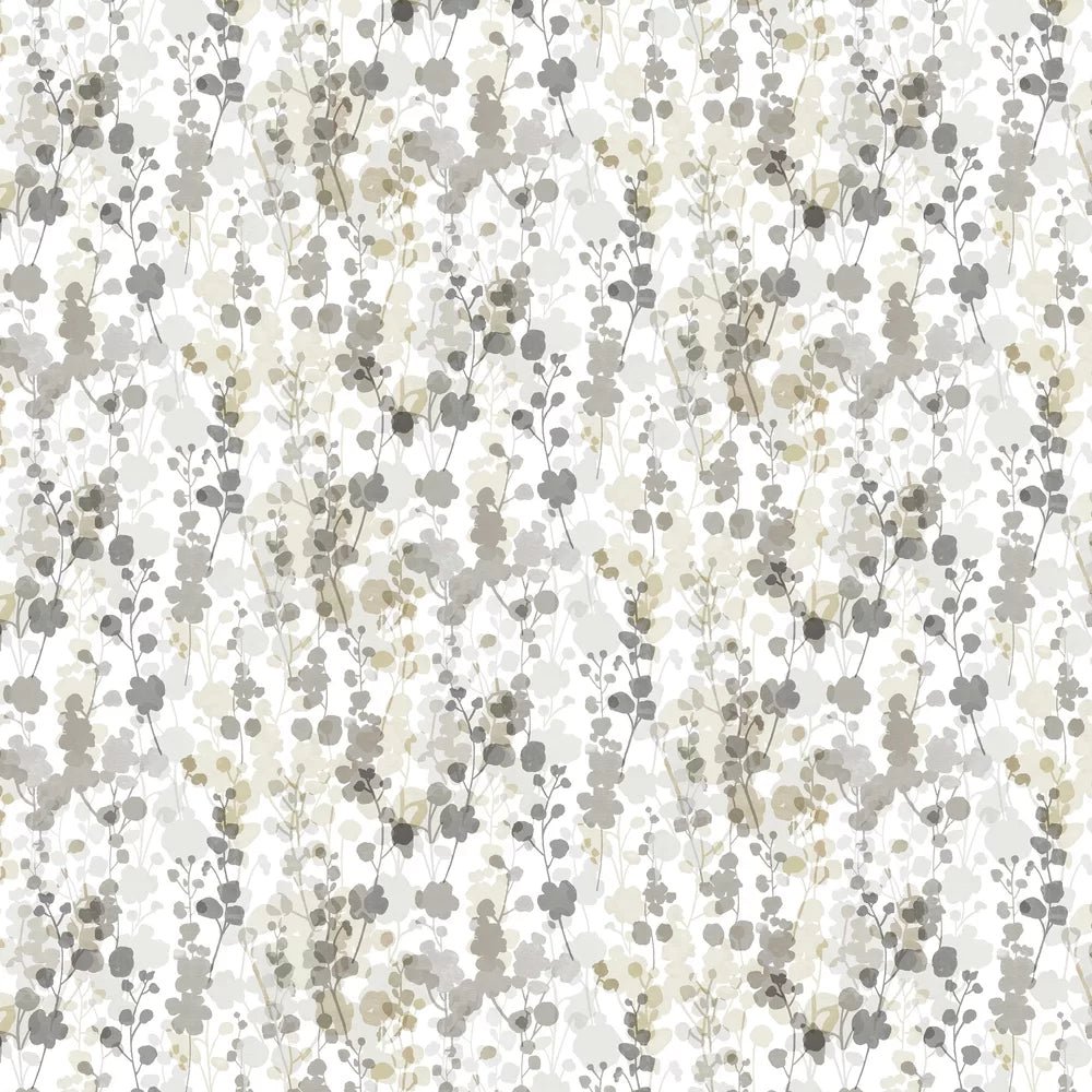 Blossom Wallpaper - Neutral Grey - Ohpopsi - JRD50122W - Premier Wallcovering