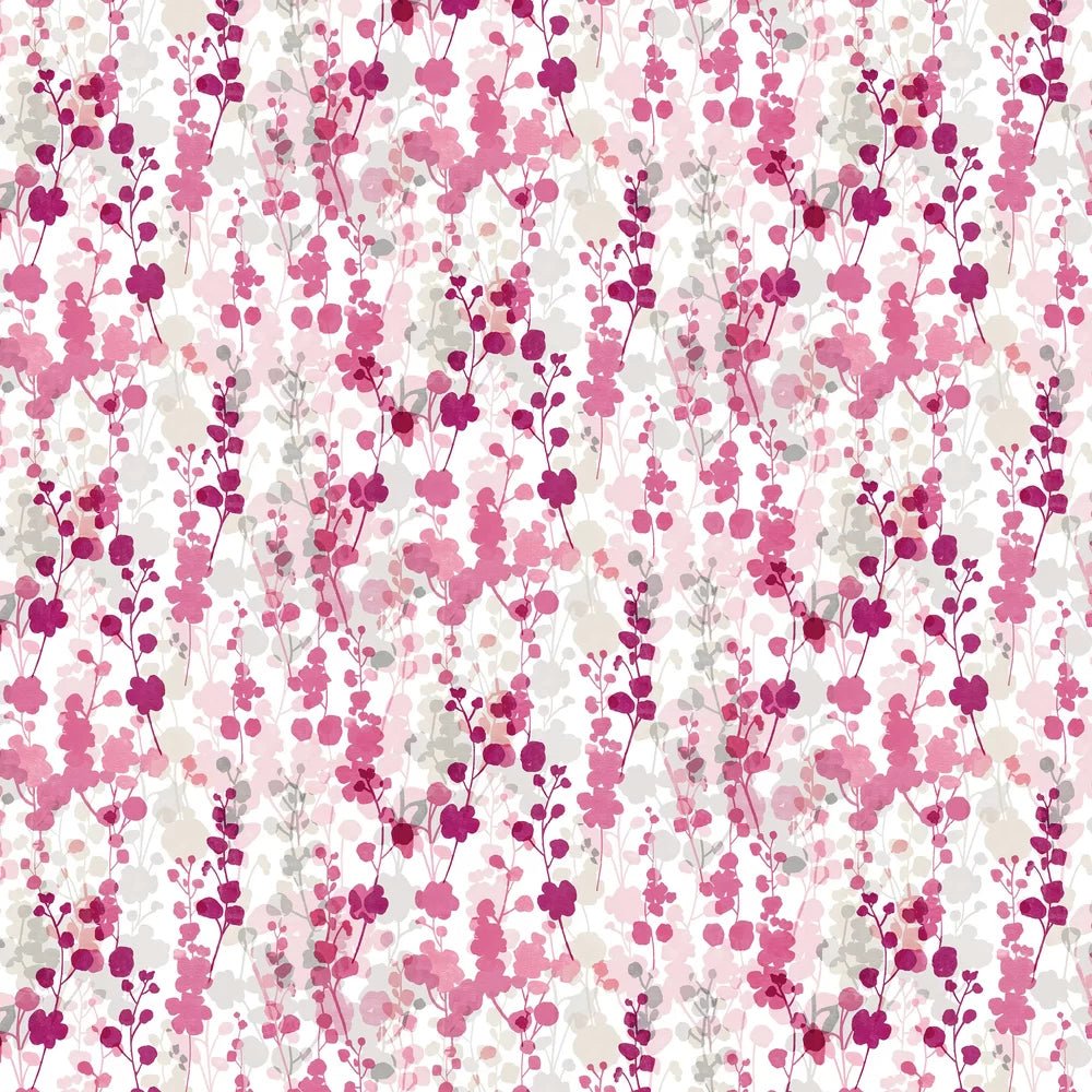 Blossom Wallpaper - Raspberry - Ohpopsi - JRD50123W - Premier Wallcovering