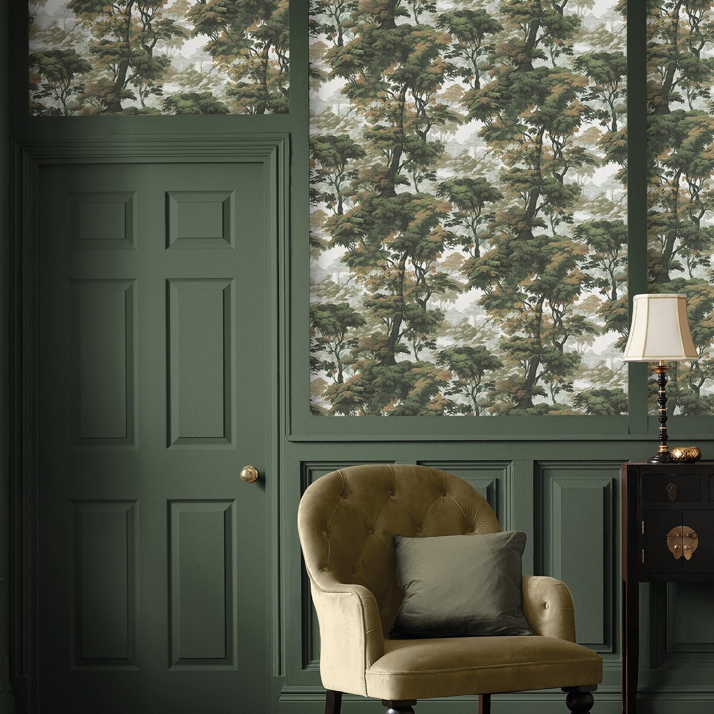 Bobarts Garden Wallpaper - Lush Green - Graham & Brown - 127934 - Premier Wallcovering