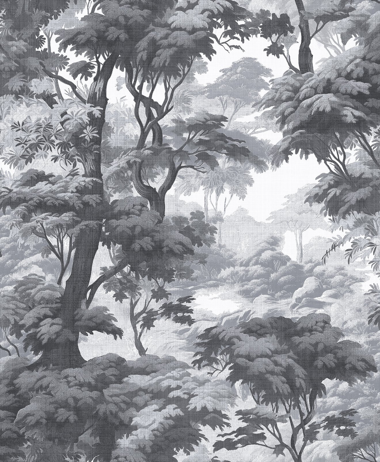 Bobarts Garden Wallpaper - Monochrome - Graham & Brown - 127930 - Premier Wallcovering