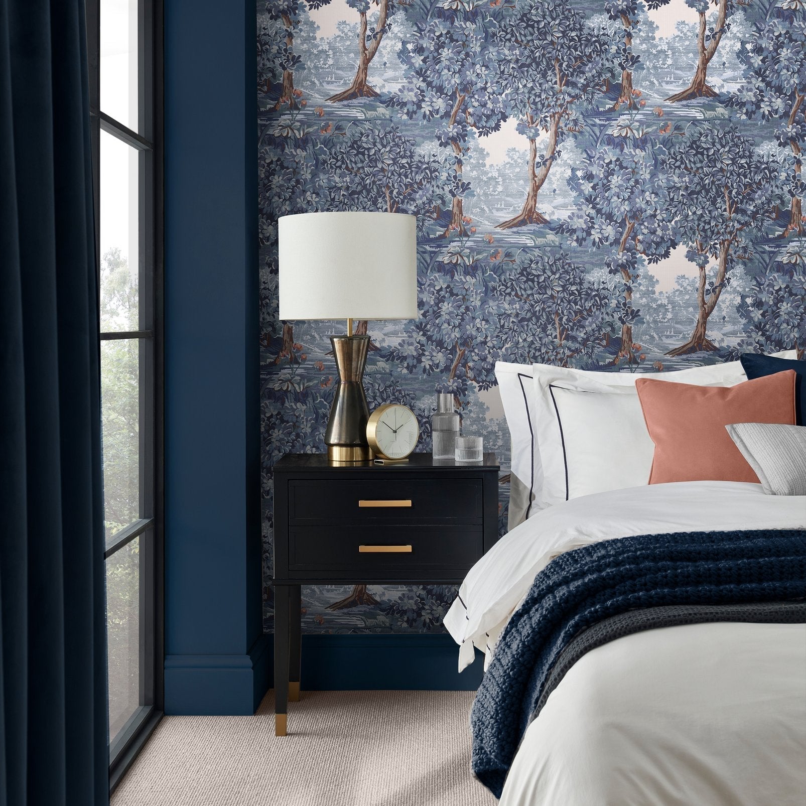 Bodenham Wallpaper - Twilight - Graham & Brown - 127902 - Premier Wallcovering