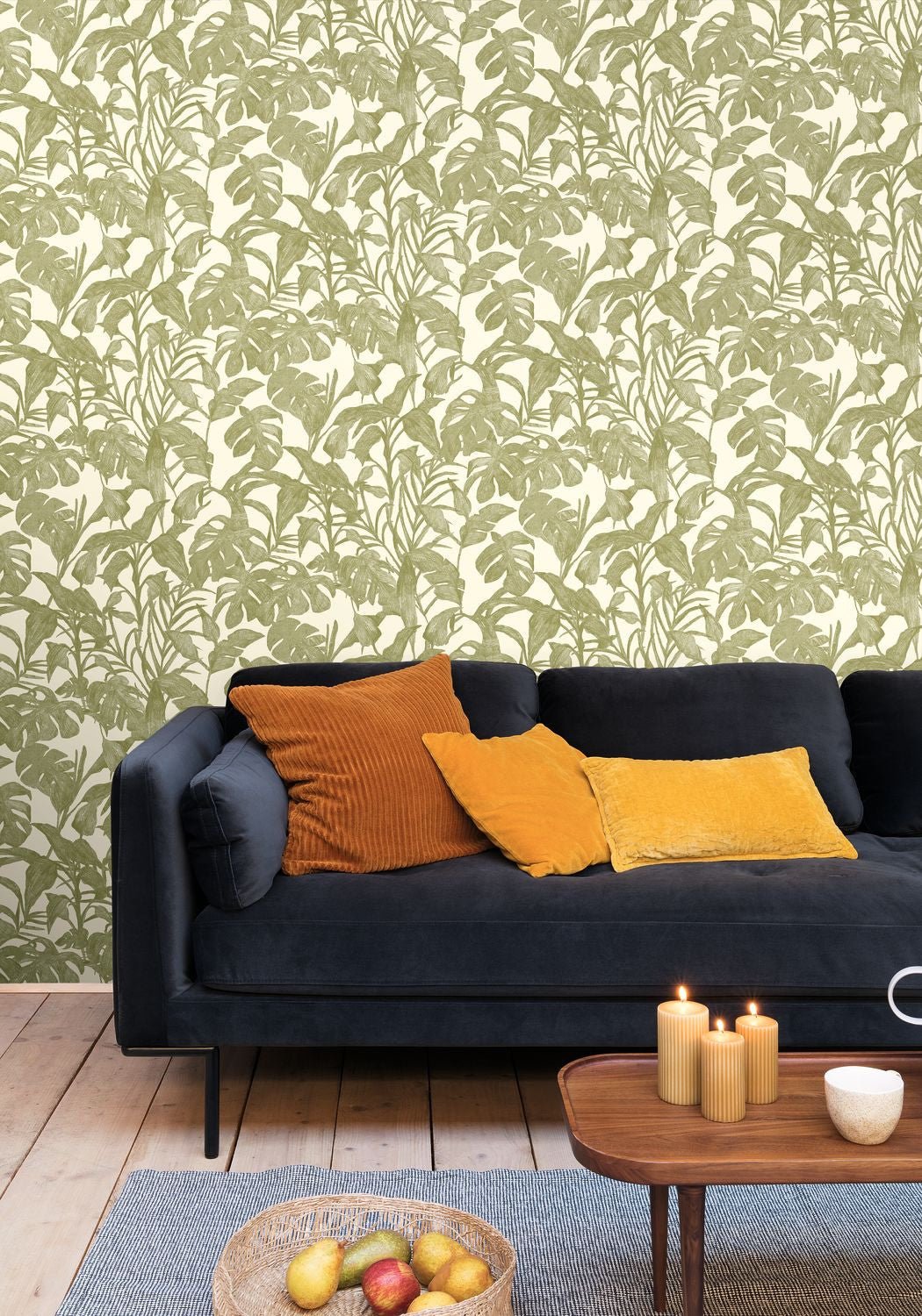 Bogota Wallpaper - Kaki - Caselio - 103871758 - Premier Wallcovering