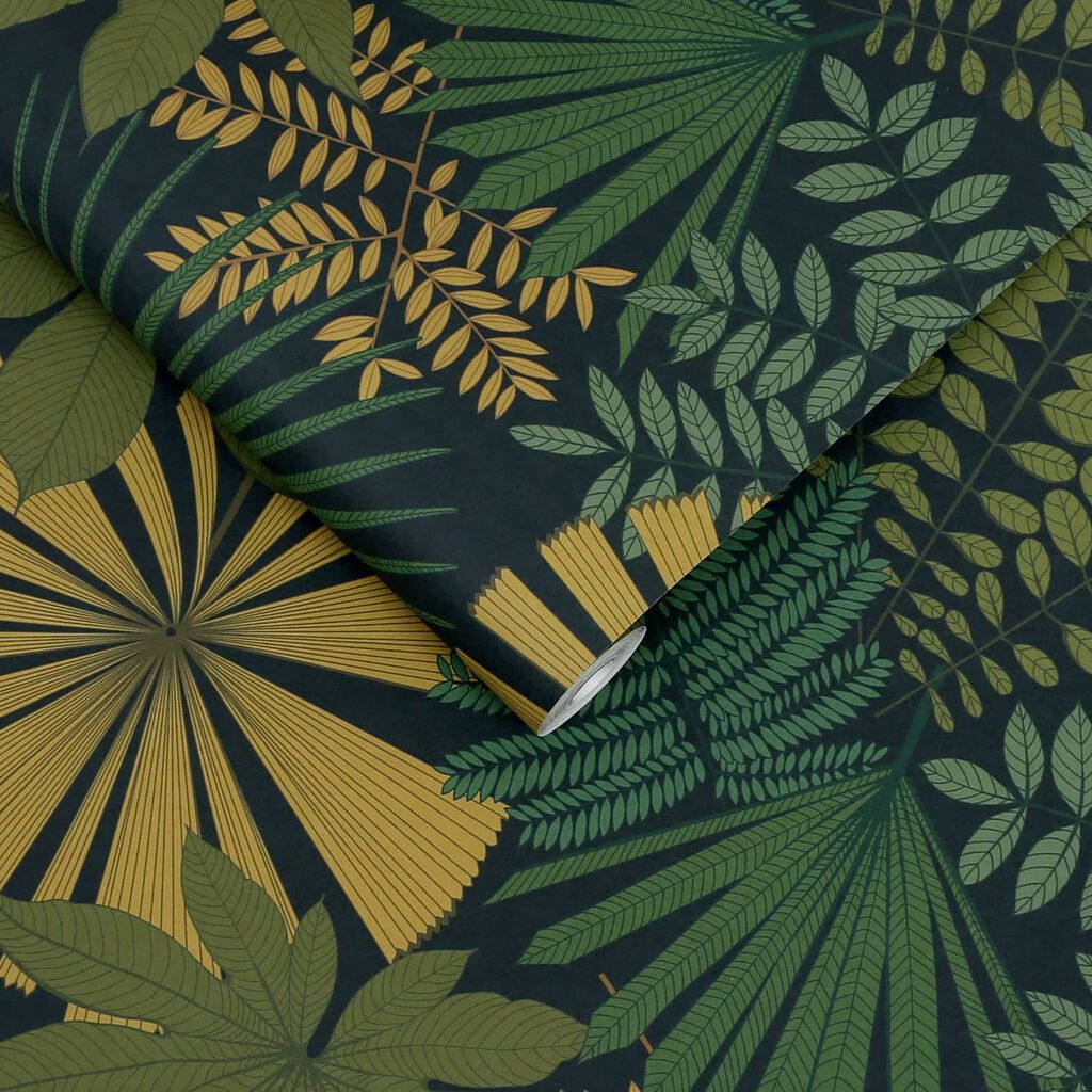 Bohemia Wallpaper - Green - Graham & Brown - 119668 - Premier Wallcovering