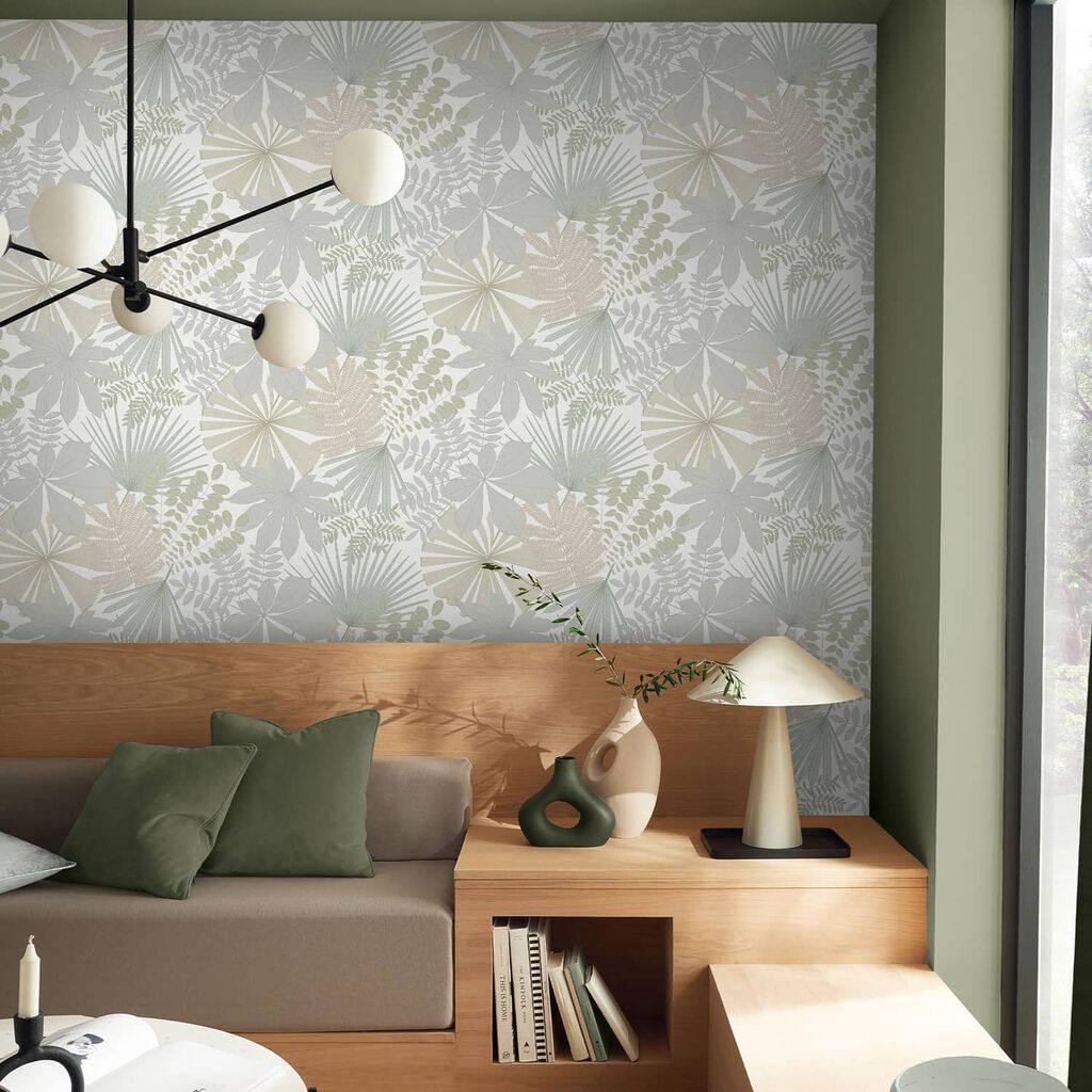 Bohemia Wallpaper - Sage - Graham & Brown - 119665 - Premier Wallcovering