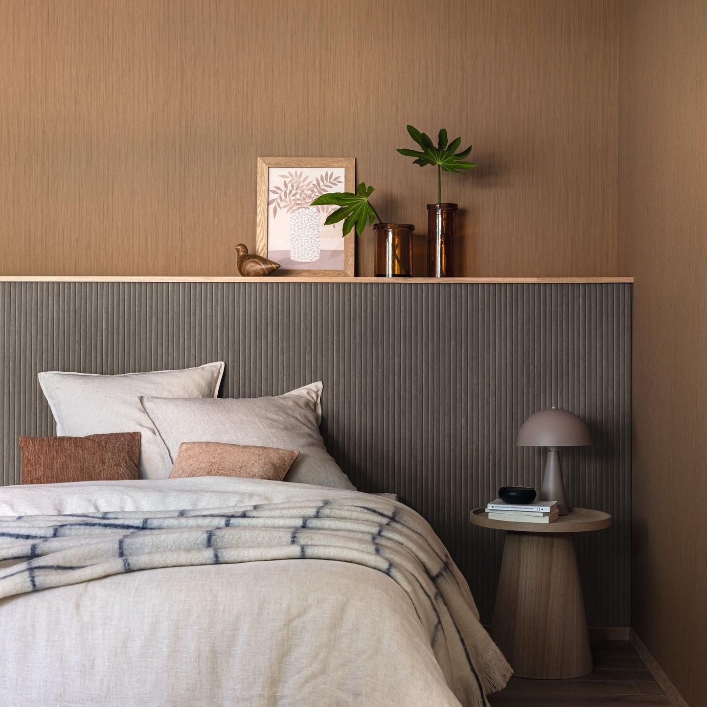 Boisea Wallpaper - Noir - Caselio - 106849089 - Premier Wallcovering