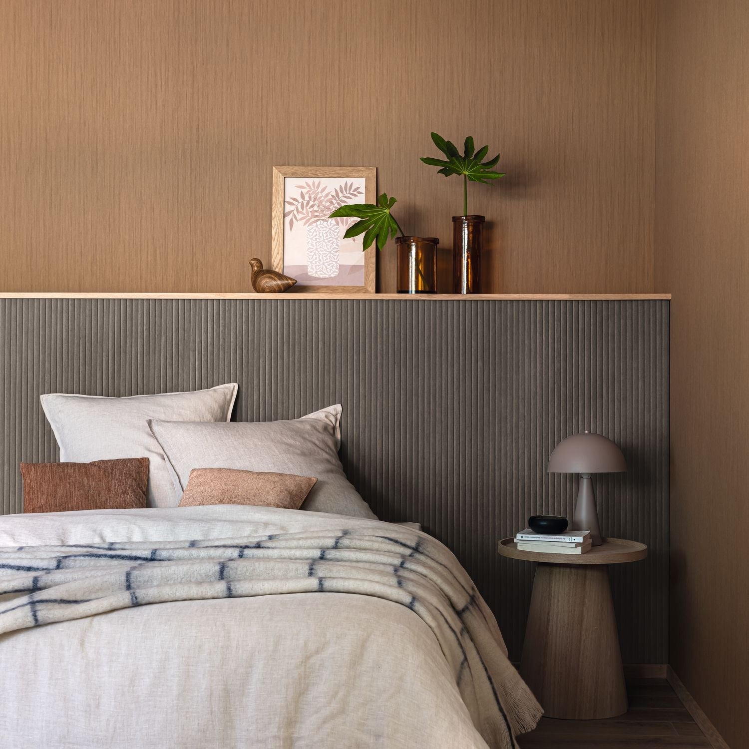 Boisea Wallpaper - Noir - Caselio - 106849089 - Premier Wallcovering