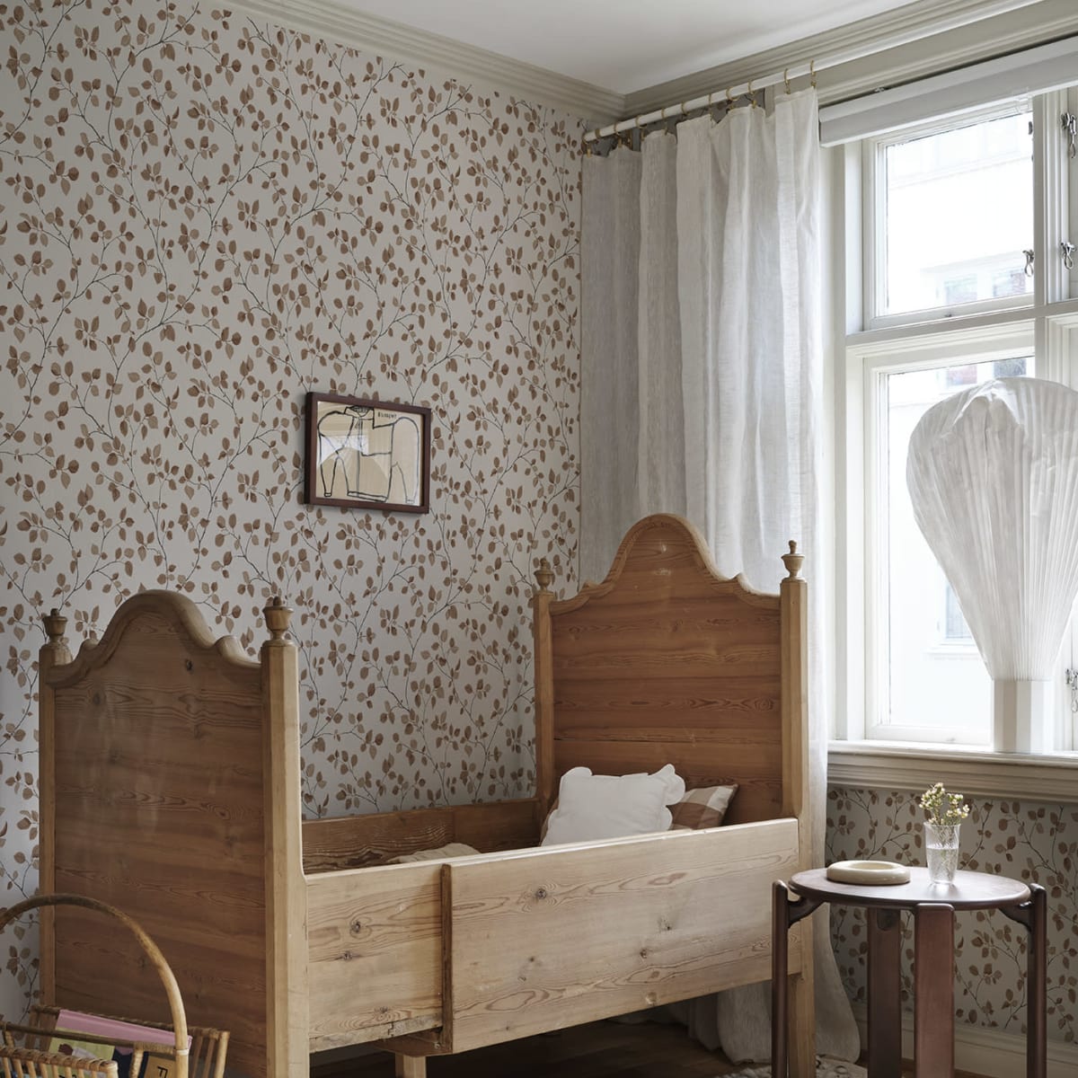 Bokskog Wallpaper - Terracotta - Sandberg - S10324 - Premier Wallcovering