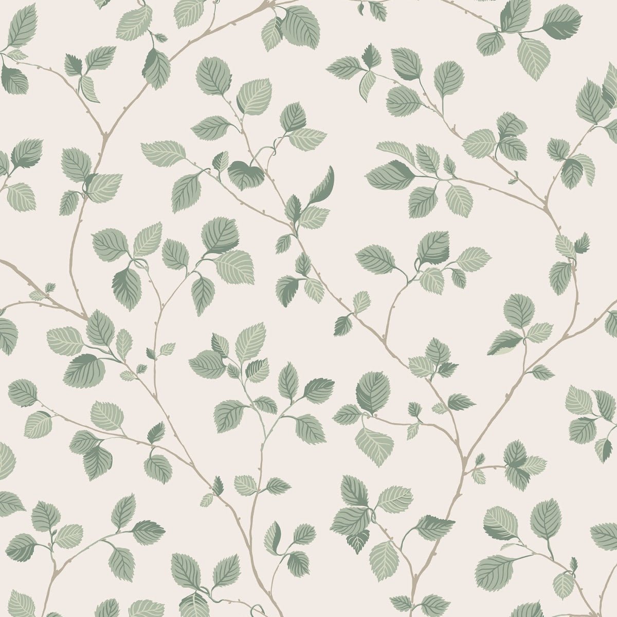 Bokskog Wallpaper - Garden Green - Sandberg - S10322 - Premier Wallcovering