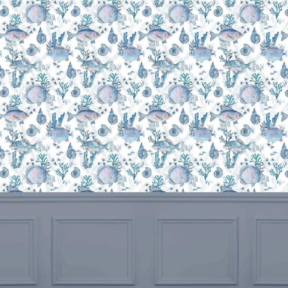 Bollu Wallpaper - Marine - Voyage Maison - BOLLU/WPO/MAR - Premier Wallcovering