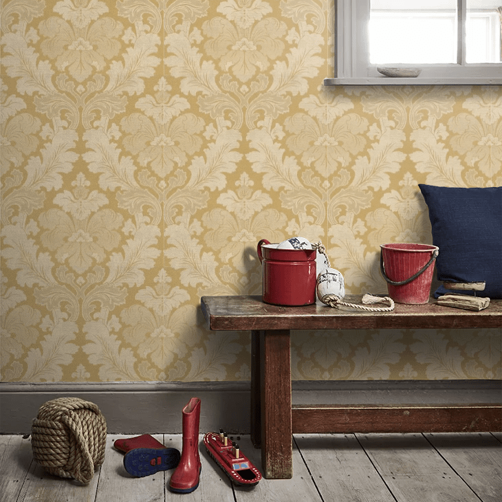 Bonaparte Wallpaper - Pure Gold - Little Greene - 0284BPPUREG - Premier Wallcovering
