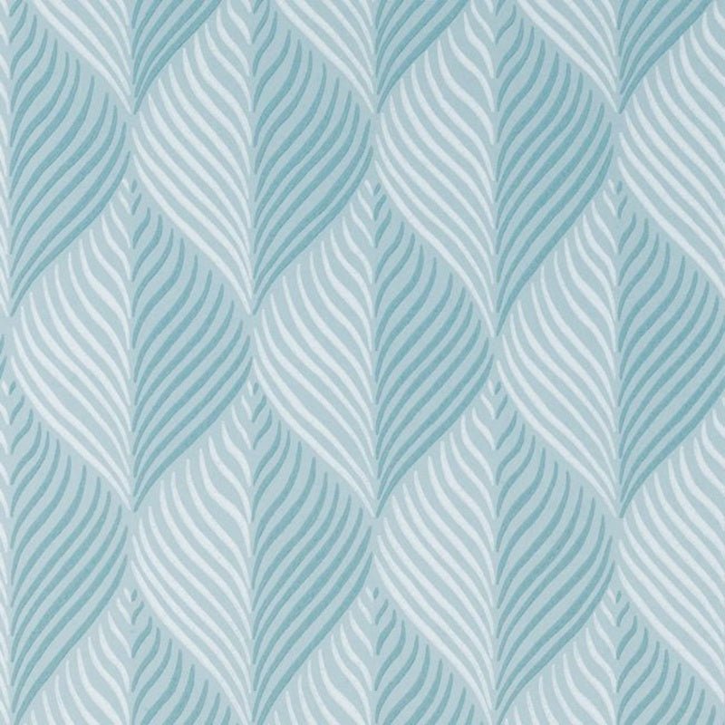 Bonnelles Wallpaper - Aqua - Nina Campbell - NCW4352-03 - Premier Wallcovering