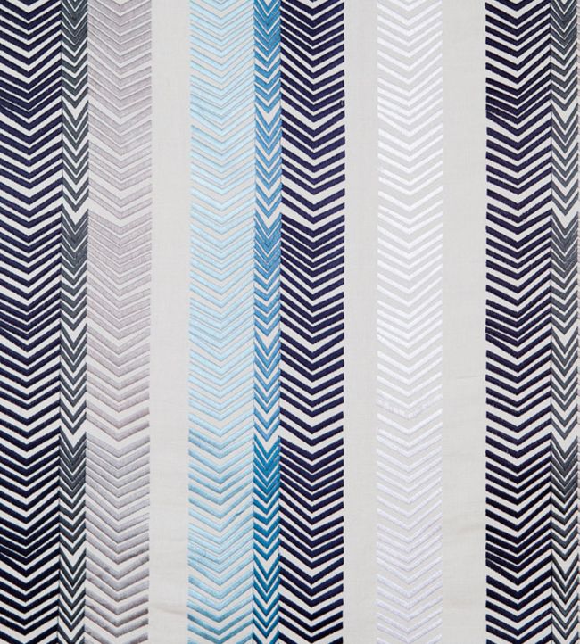 Bookend Fabric - Indigo - Christopher Farr Cloth - CF100 - 02 - Premier Wallcovering