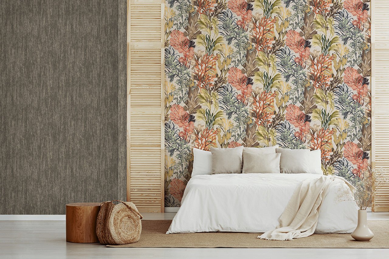 Bora Bora Tropical Wallpaper - Peanut - Hohenberger - 26736 - Premier Wallcovering