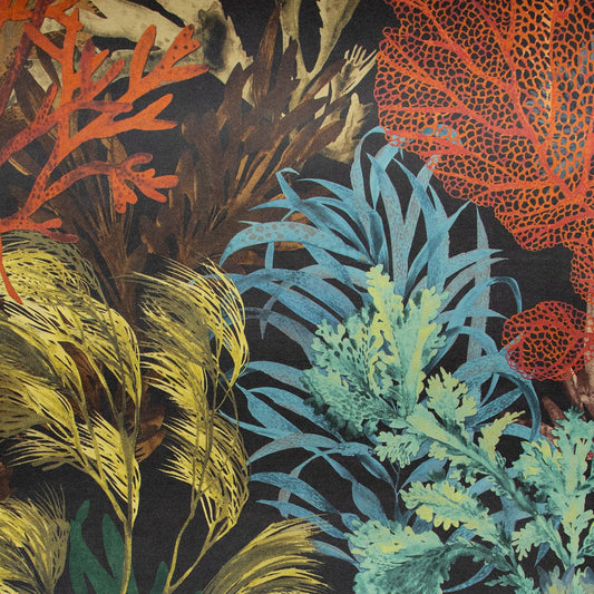 Bora Bora Tropical Wallpaper - Blackberry - Hohenberger - 26737 - Premier Wallcovering