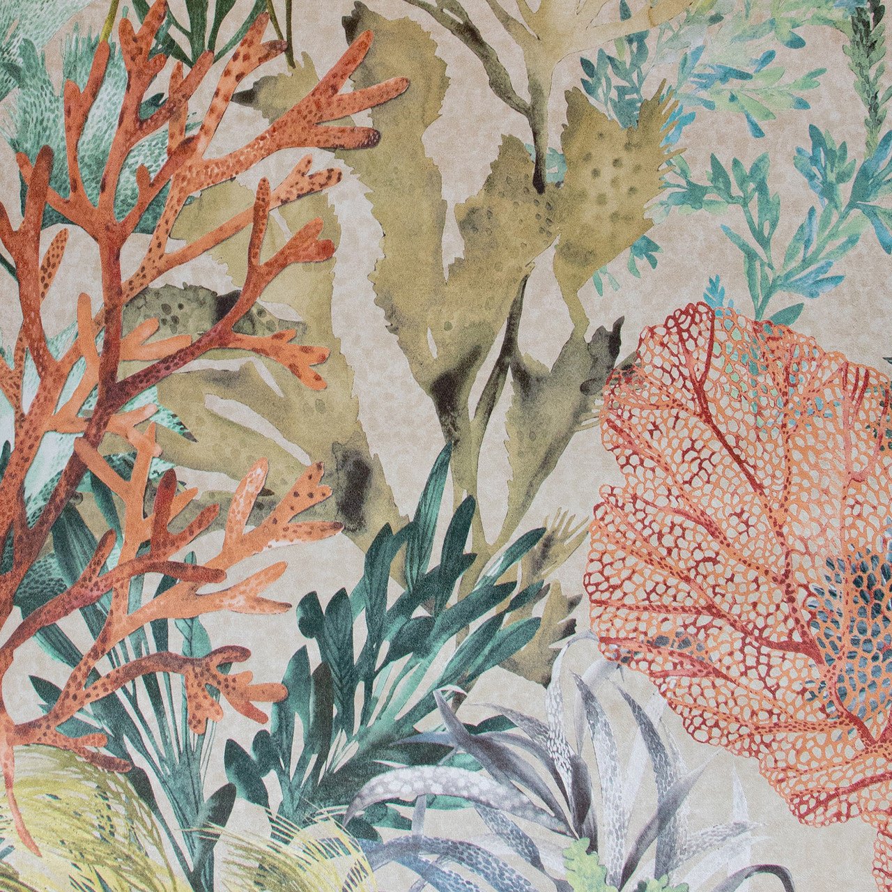 Bora Bora Tropical Wallpaper - Coconut - Hohenberger - 26734 - Premier Wallcovering