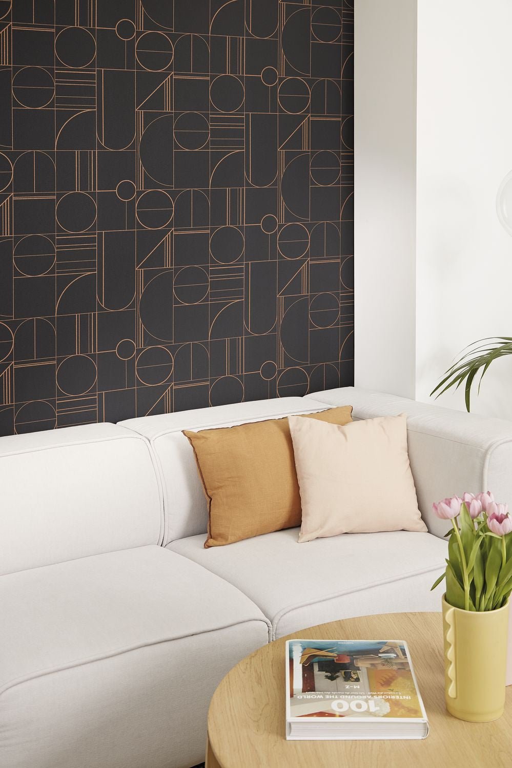 Border Wallpaper - Noir Cuivre - Caselio - 105069426 - Premier Wallcovering