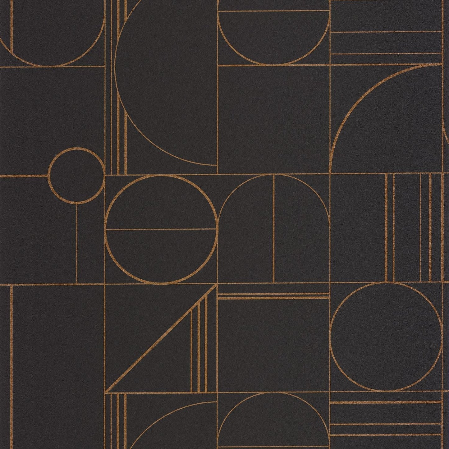 Border Wallpaper - Noir Cuivre - Caselio - 105069426 - Premier Wallcovering