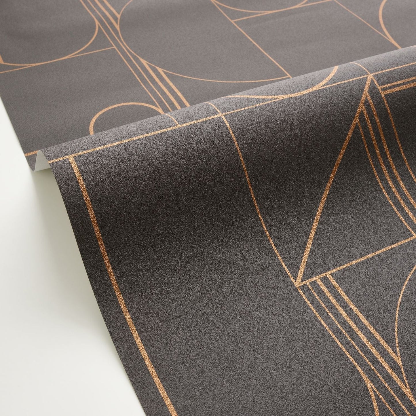 Border Wallpaper - Noir Cuivre - Caselio - 105069426 - Premier Wallcovering