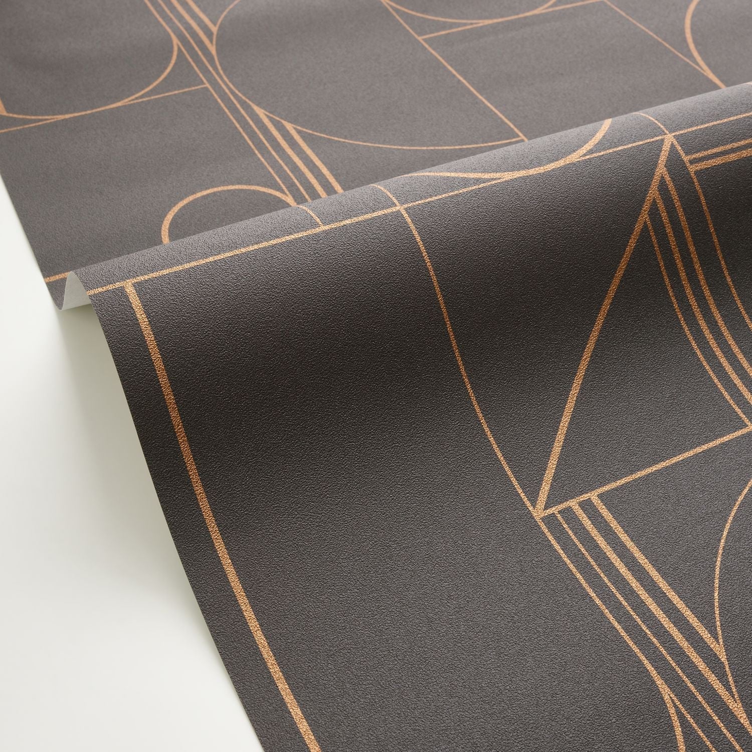 Border Wallpaper - Noir Cuivre - Caselio - 105069426 - Premier Wallcovering