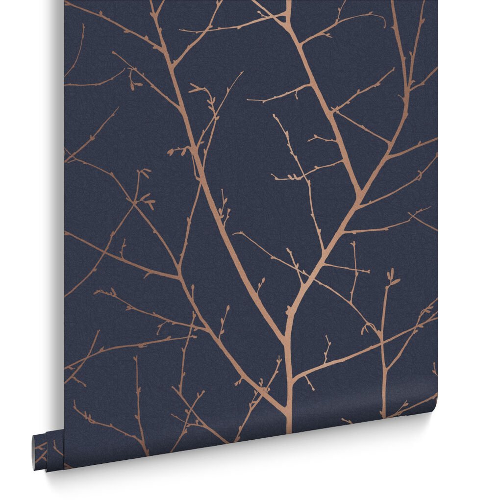 Boreas Wallpaper - Midnight - Graham & Brown - 107581 - Premier Wallcovering