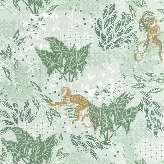 Borneo Wallpaper - Vert D'eau - Caselio - 104917789 - Premier Wallcovering