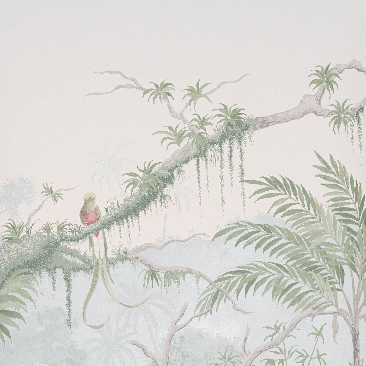 Borneo Wallpaper - Vert de Gris - Manuel Canovas - 03126-03 - Premier Wallcovering