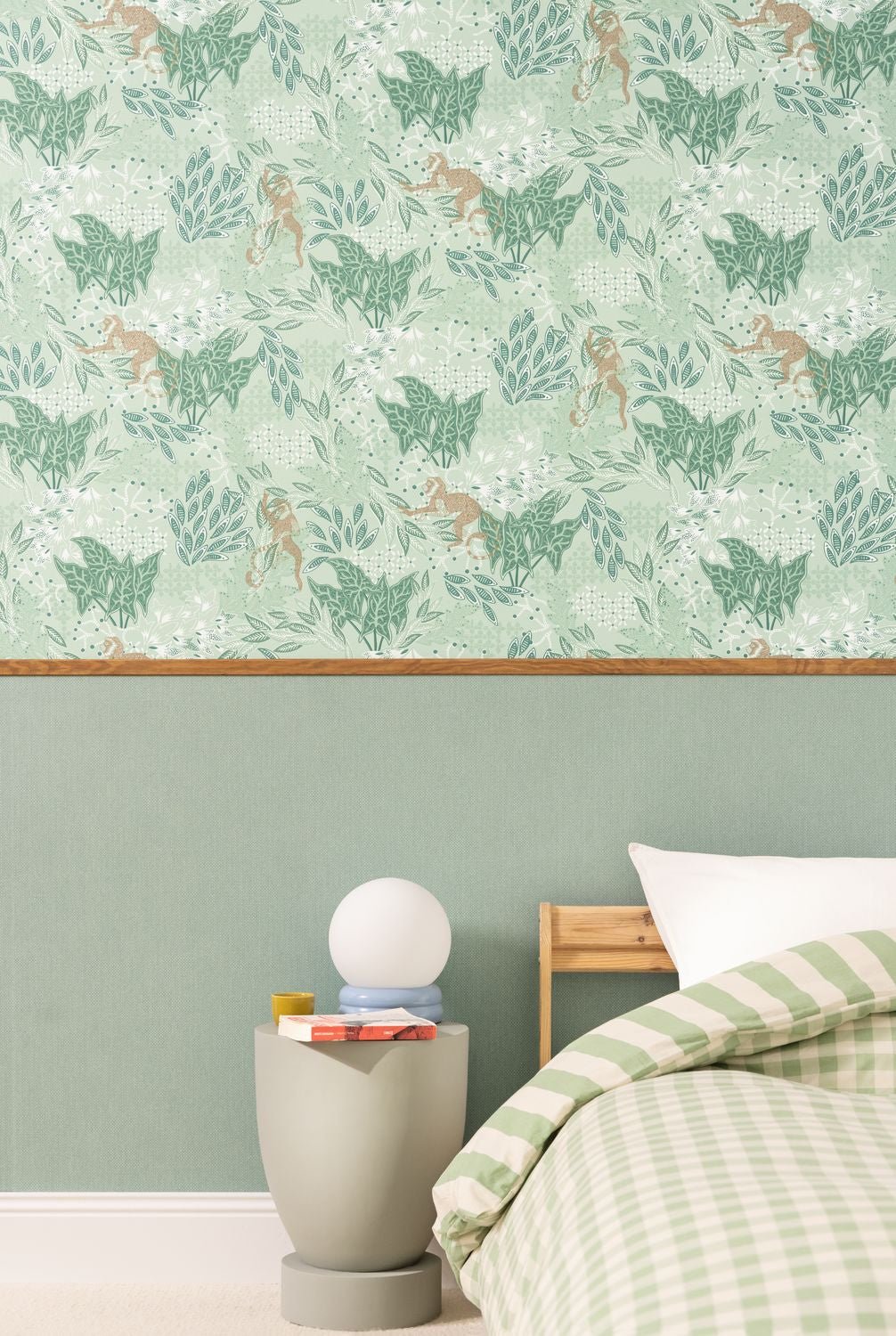 Borneo Wallpaper - Vert D'eau - Caselio - 104917789 - Premier Wallcovering