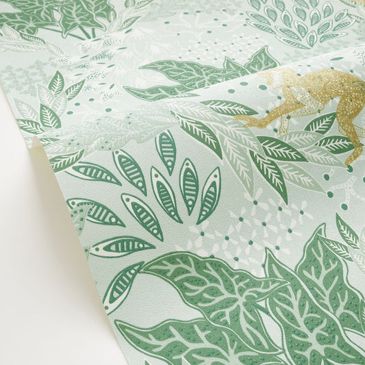 Borneo Wallpaper - Vert D'eau - Caselio - 104917789 - Premier Wallcovering