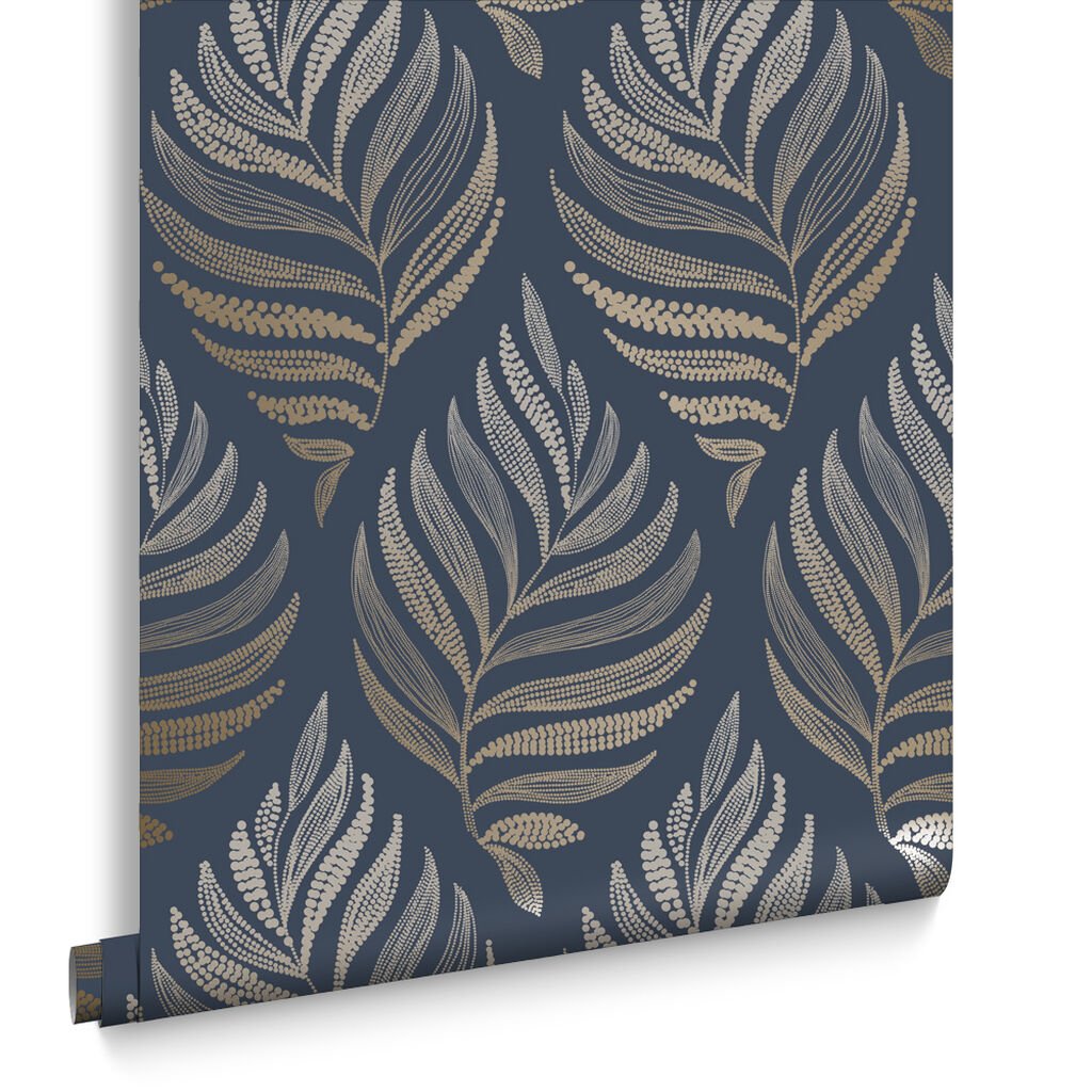 Botanica Wallpaper - Midnight - Graham & Brown - 105454 - Premier Wallcovering