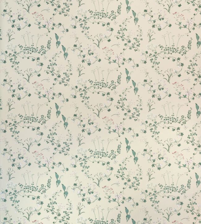 Botanica Wallpaper - Ivory - BG2400202 - Barneby Gates - Premier Wallcovering