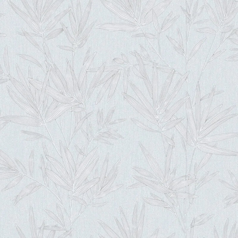 Botanical Leaves Wallpaper - Grey - SK Filson - FI2205 - Premier Wallcovering