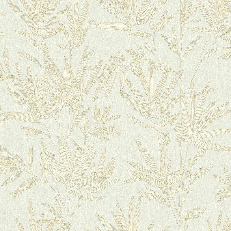 Botanical Leaves Wallpaper - Green - SK Filson - FI2203 - Premier Wallcovering
